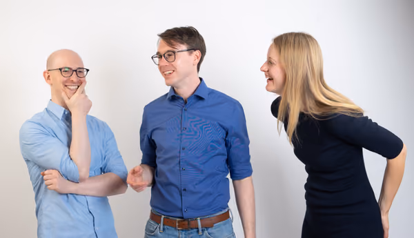 Foto von Anna, Gabriel und Julius