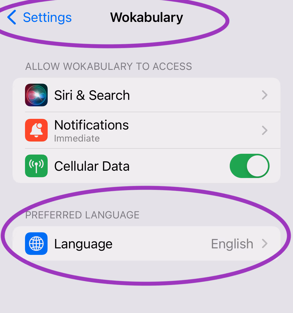 Changer la langue d’une app sur iPhone et iPad