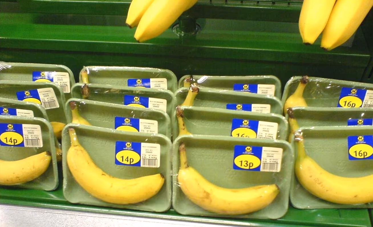 Bananes emballées