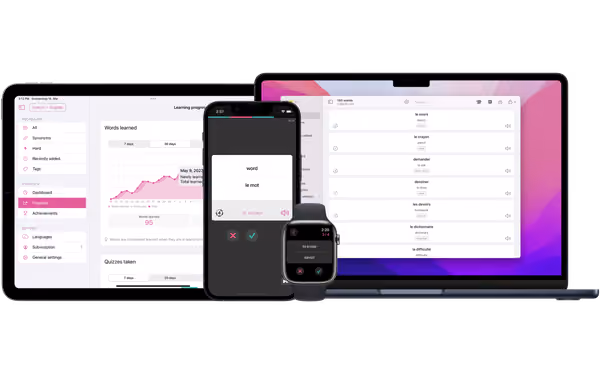 Wokabulary auf dem Mac, iPad, iPhone und Apple Watch